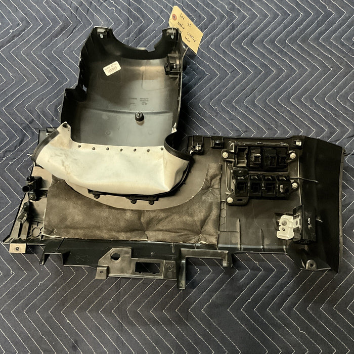 2016 NISSAN TITAN XD LOWER DASH KNEE PANEL TRIM W/ UNDER STEERING WHEEL TRIM