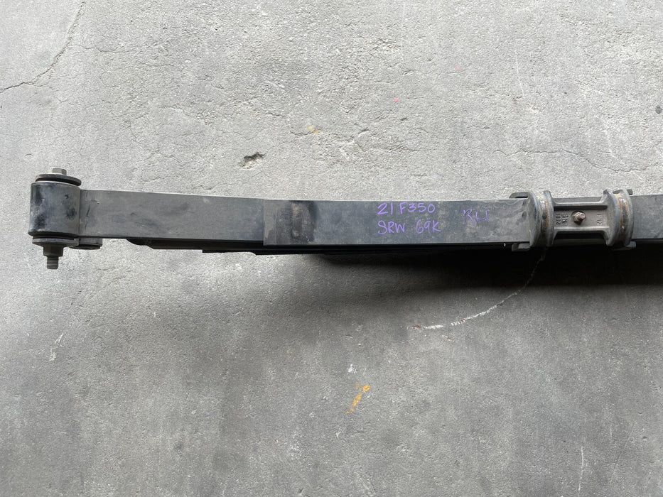2021 FORD F350 SRW DIESEL PASSENGER RIGHT LEAF SPRING OEM 69K *BENT/READ DESC*