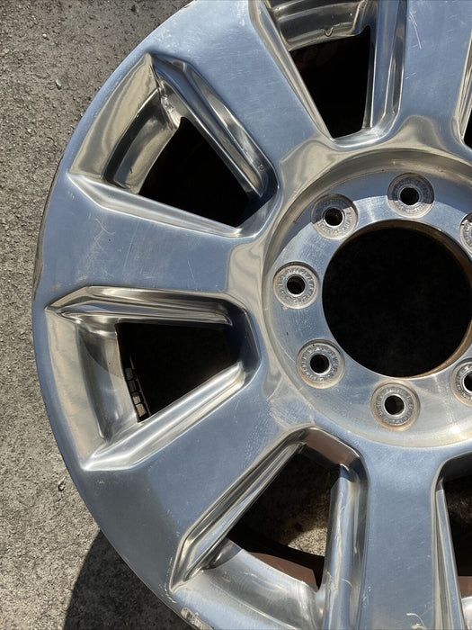 2017-2022 FORD F250 F350 F450 PLATINUM OEM WHEEL RIM (1) 20X8 *CURBRASH*