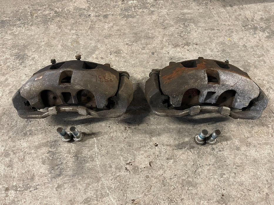 2020 FORD F250 F350 LEFT & RIGHT FRONT BRAKE CALIPERS W HARDAWARE OEM