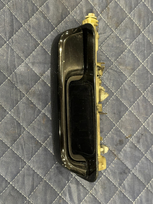 2017-2019 FORD F250 F350 F450 REAR LEFT DOOR HANDLE OEM BLACK PEARL G1 *FLAW*