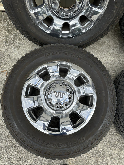 2024 FORD F250 KING RANCH OEM WHEELS RIMS TIRES 20X8 LT275/65/R20 PC3C 1007 BA