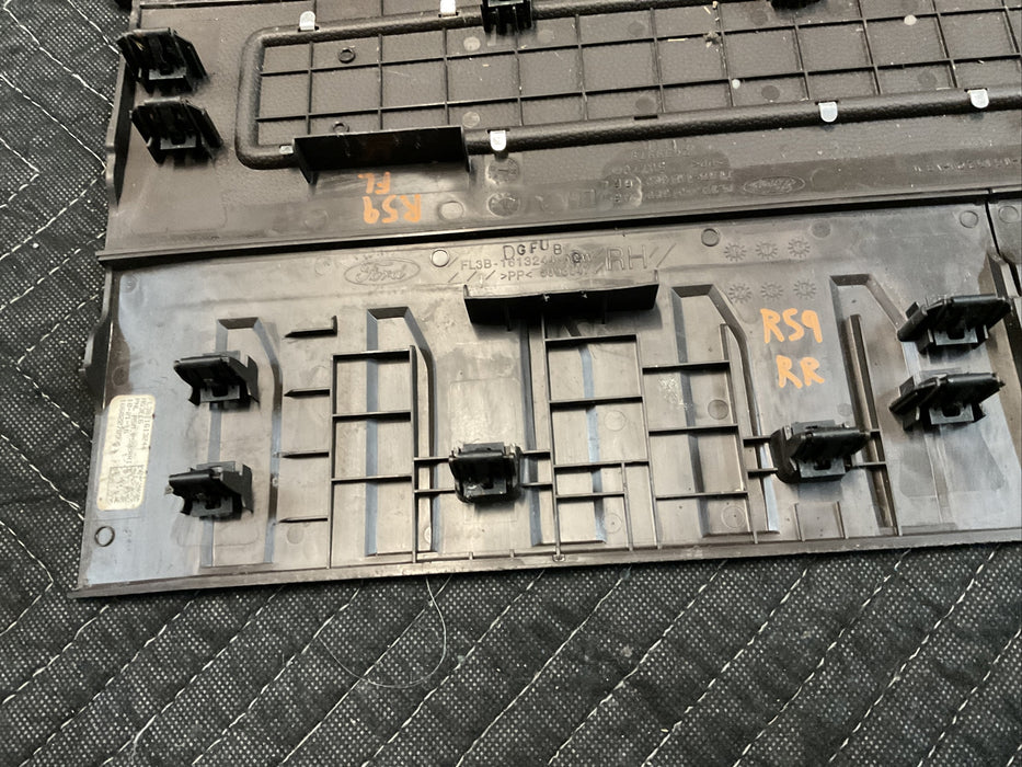2017-2019 FORD F250 F350 F450 KING RANCH KICK SCUFF PLATE SET OEM