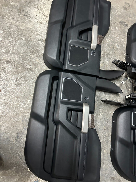 2019 FORD F250 F350 F450 LARIAT INTERIOR SEATS DOOR PANELS CONSOLE OEM