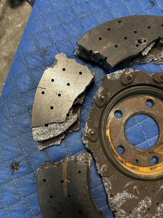 2017 2018 AUDI R8 CARBON CERAMIC ROTOR OEM GENUINE *DAMAGED*