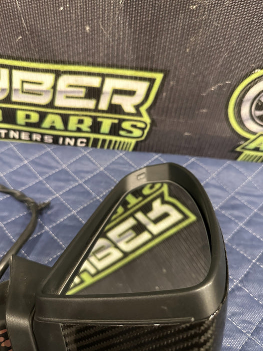 2017-18 AUDI R8 PLUS FRONT LEFT DRIVER DOOR MIRROR ~CARBON FIBER~