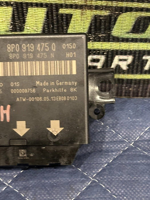 2014 AUDI R8 V10 OEM PARKING ASSIST DISTANCE SENSOR CONTROL MODULE 8P0 919 475 Q