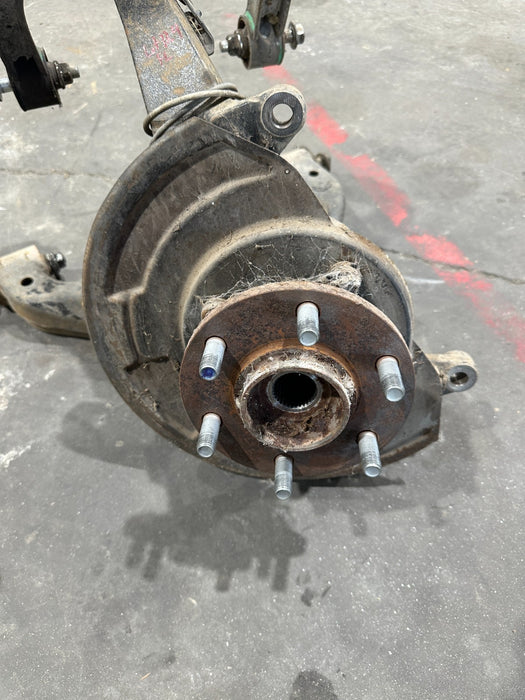 2017 NISSAN TITAN XD FRONT LEFT SUSPENSION KNUCKLE ASSEMBLY OEM