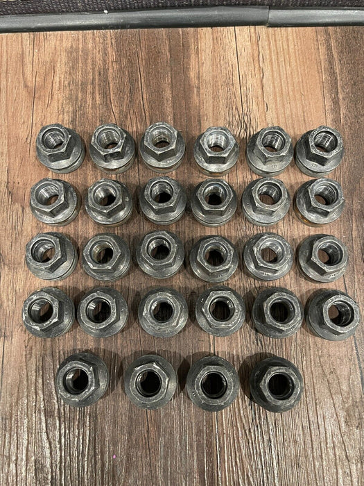 2017-24 FORD F350 DUALLY SUPERDUTY 6.7L 32 PIECE LUG NUTS OEM *READ/MISS KEY*