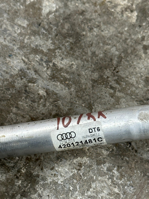 2014 AUDI R8 V10 REAR RIGHT COOLANT PIPE HOSE 420 121 085 B 420 121 481 C OEM