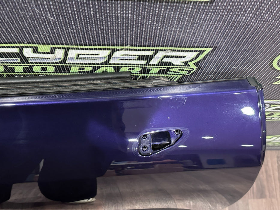 2014 AUDI R8 SPYDER RIGHT PURPLE DOOR SHELL W WINDOW OEM *FLAWS/READ*