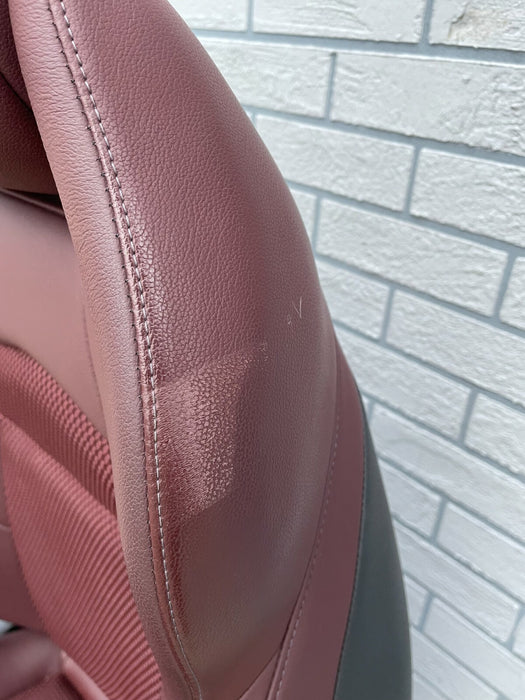 2014 NISSAN 370Z CONVERTIBLE FRONT DRIVER SEAT HEATED/COOLED BURGUNDY OEM 09-20