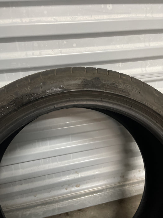 2018 NISSAN 370 NISMO FRONT TIRE PIRELLI CINTURATO P7 ALL SEASON 245/40R19