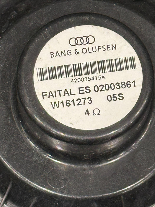 2014 AUDI R8 B&O BANG & OLUFSEN LEFT RIGHT DOOR SPEAKERS SET OEM 420 035 415 A