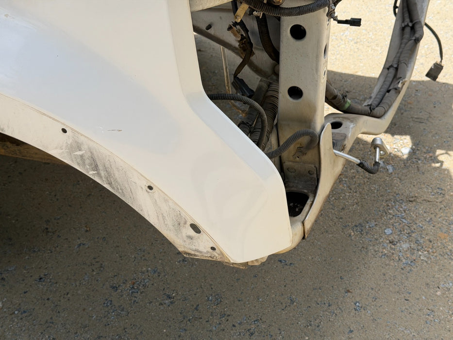 2017-2022 FORD F250 F350 KING RANCH PEARL WHITE 2 TONE PASSENGER FENDER (UG, H5)