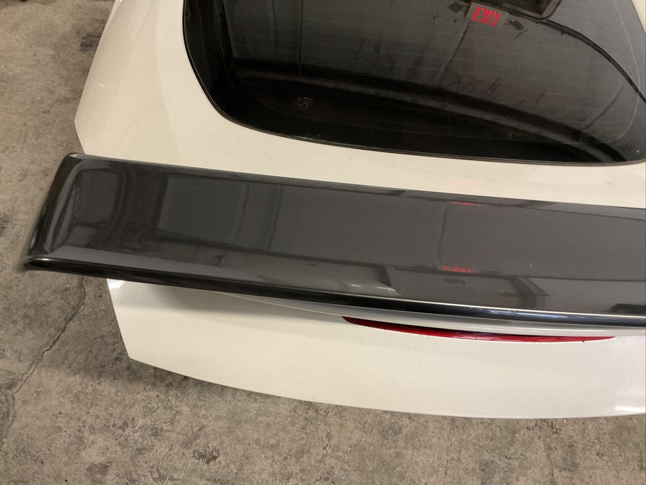 2014 NISSAN 370Z NISMO V1 HATCH TRUNK LID W/SPOILER PEARL WHITE~READ!!!~