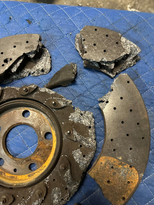 2017 2018 AUDI R8 CARBON CERAMIC ROTOR OEM GENUINE *DAMAGED*