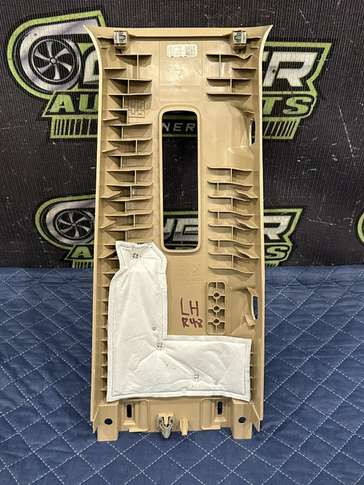 2017-2019 FORD F350 F450 LARIAT LEFT RIGHT UPPER B PILLAR TRIMS OEM ~SCRATCHES~