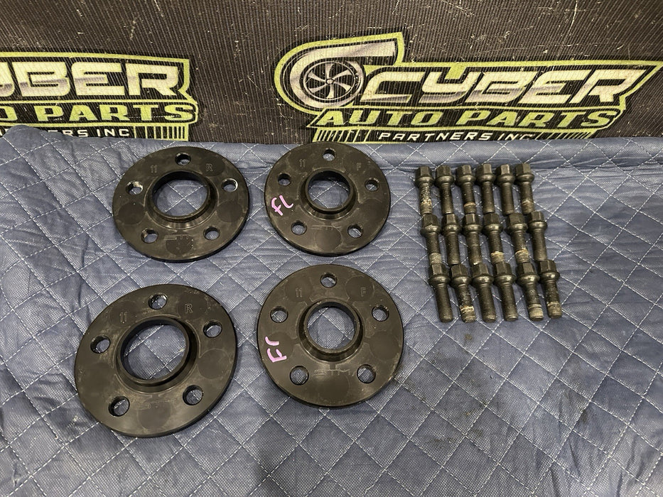2017 AUDI R8 STM 11mm WHEEL SPACERS SET (4) W/ LUG NUTS (18) ~READ~