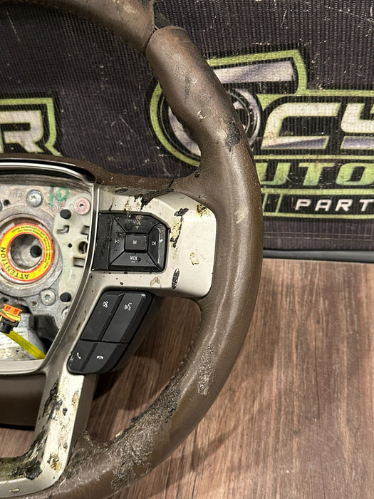2017-2019 FORD F250 F350 F450 KR STEERING WHEEL W ADAPTIVE CRUISE OEM *3,10-12*