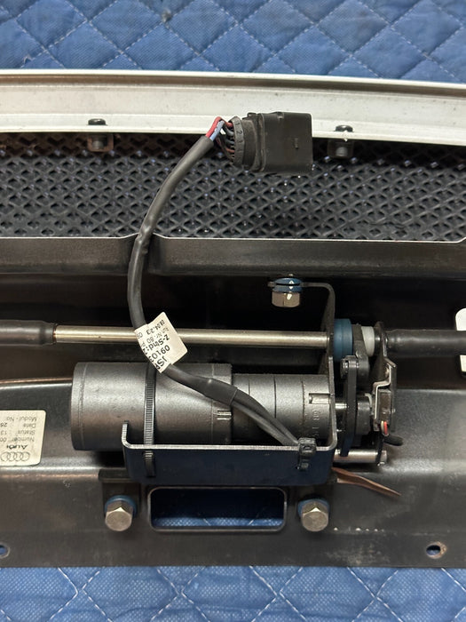 2008-2015 AUDI R8 V10 COUPE REAR SPOILER WING ASSEMBLY WHITE ~MINOR COSMETIC~