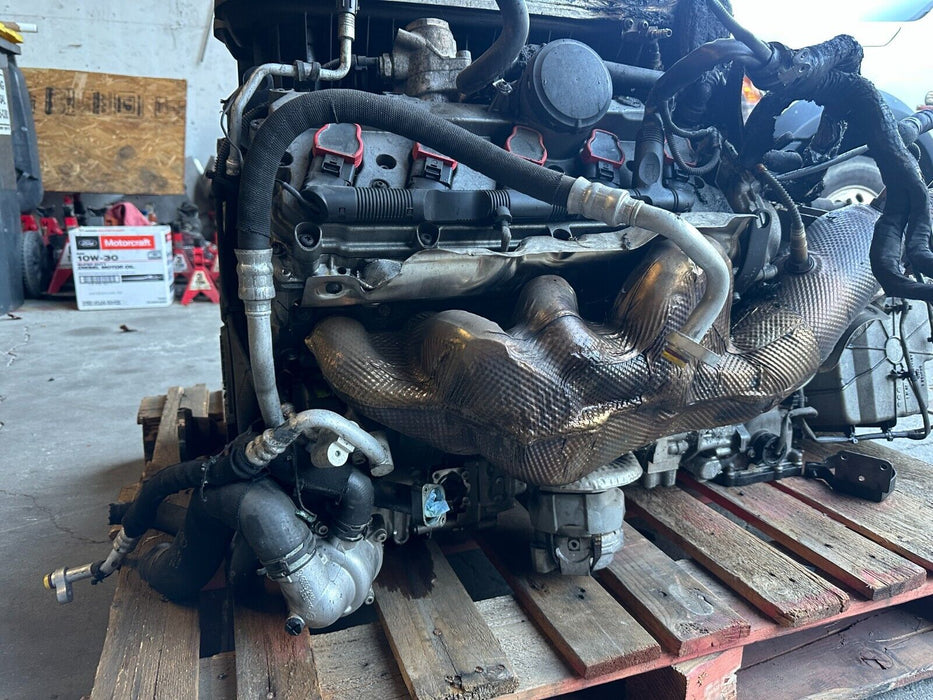 2014 AUDI R8 5.2L V10 ENGINE MOTOR TRANSMISSION LONG BLOCK ASSEMBLY 31K MILES