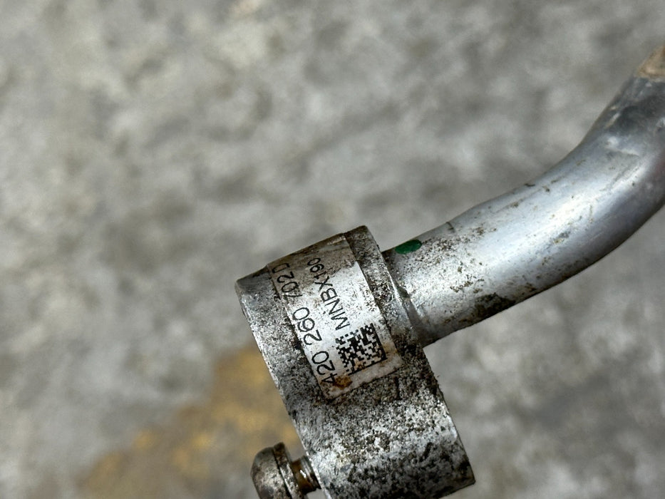 2014 AUDI R8 5.2L V10 CENTER AC A/C AIR CONDITIONING LINE HOSE 420 260 702 D