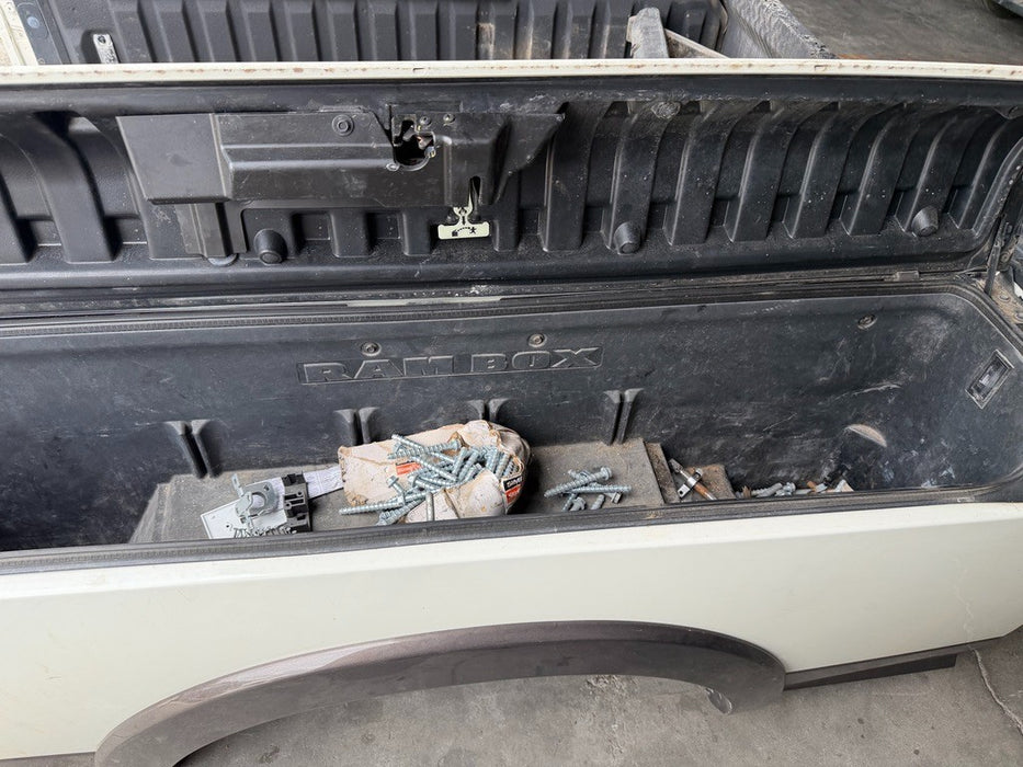 2022 RAM 2500 3500 SHORT BED 6.4FT WITH RAM BOXES WHITE 2019 2020 2021 2023 2024