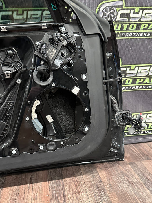 2015 JAGUAR F TYPE FRONT DRIVER LEFT BLACK DOOR SHELL OEM *FLAWS/READ*