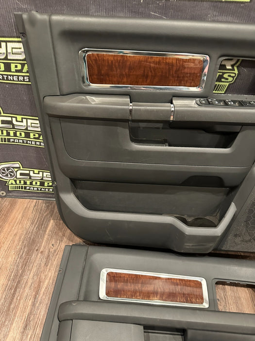 2012 DODGE RAM 3500 MEGA CAB FRONT REAR LEFT RIGHT DOOR PANEL SET OF 4 ~READ~
