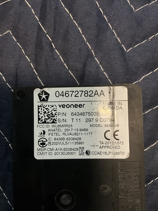 2019 Dodge Charger Hellcat LH Blind Spot Radar Sensor Unit Module OEM 04672782AA