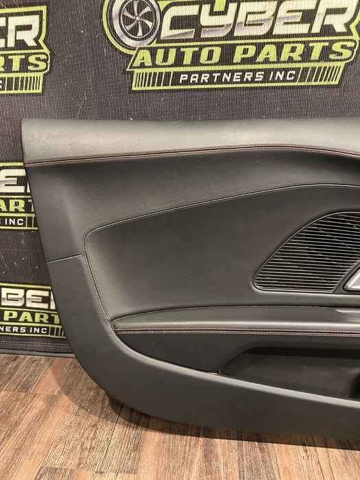 2017 AUDI R8 SPYDER LEFT DOOR PANEL OEM *WEAR 8-9*