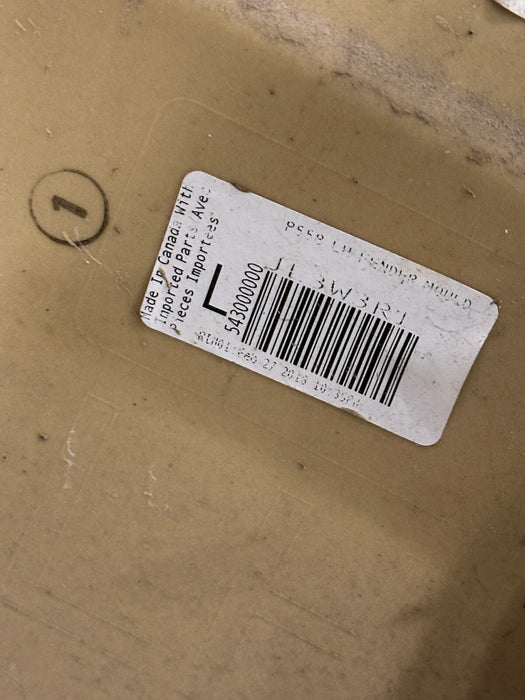 2017 2019 FORD F350 F450 LEFT DUALLY BED SIDE FENDER FLARE PEARL WHITE *UG* OEM