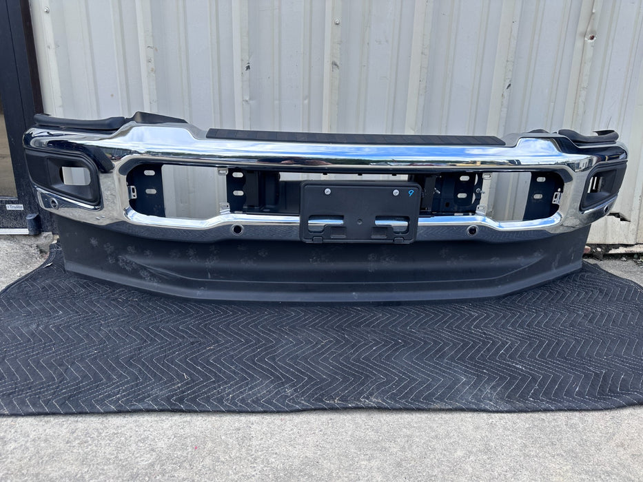 2023 2024 2025 FORD F250 F350 FRONT BUMPER ASSEMBLY CHROME OEM