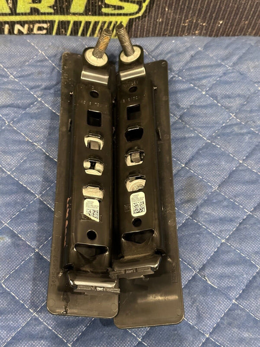 2020 FORD F250 F350 F450 PLATINUM B PILLAR SEATBELT ADJUSTER BRACKETS PAIR OEM