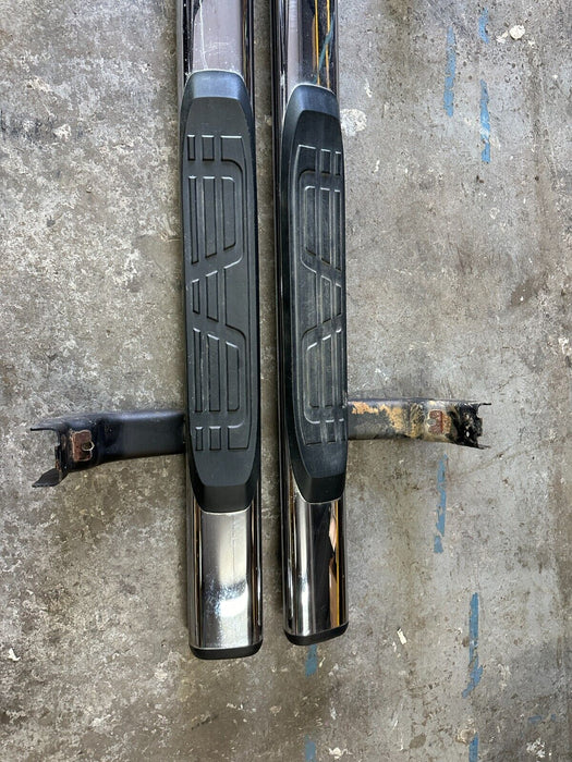 2016 2017 2018 NISSAN TITAN XD PRO-4X CREW CAB LEFT RIGHT STEPS RUNNING BOARDS