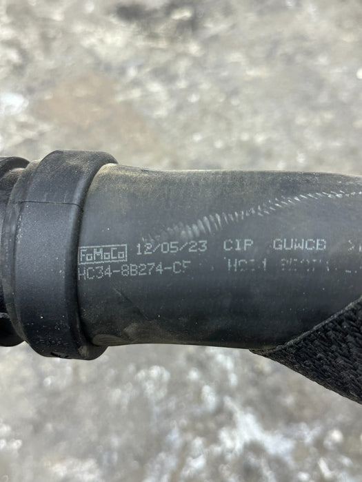 2024 FORD F250 F350 F450 UPPER RADIATOR COOLANT HOSE OEM HC34 8B274 CF