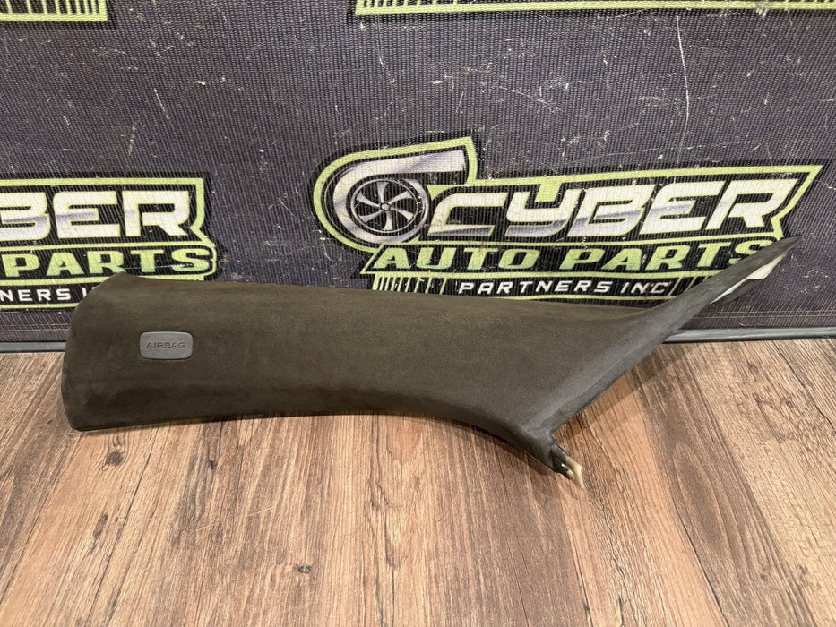 2021 AUDI R8 FRONT LEFT ALCANTARA A PILLAR TRIM OEM 4S8 867 233 *WEAR 4*