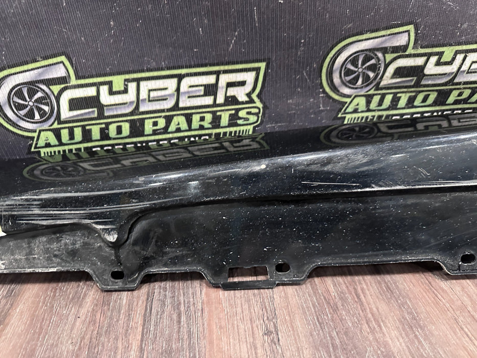 2015 JAGUAR F TYPE DRIVER LEFT SIDE SKIRT MOULDING BLACK OEM