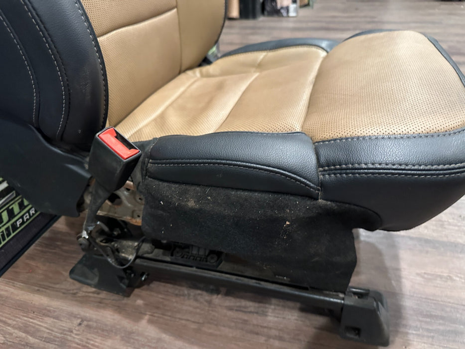 2023 2024 FORD F250 F350 F450 LARIAT FRONT LEFT DRIVER SEAT ~MINOR BURN WEAR~