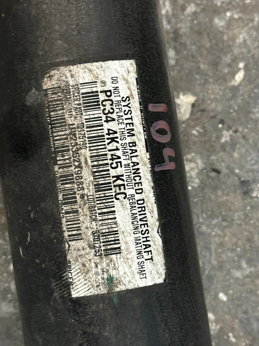 2023 2024 FORD F250 F350 F450 REAR DRIVE SHAFT OEM PC34 4K145 KFC