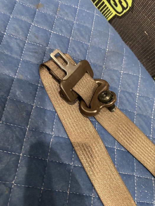 2018-2019 FORD F250 F350 F450 LIMITED BROWN FRONT DRIVER LEFT SEATBELT OEM