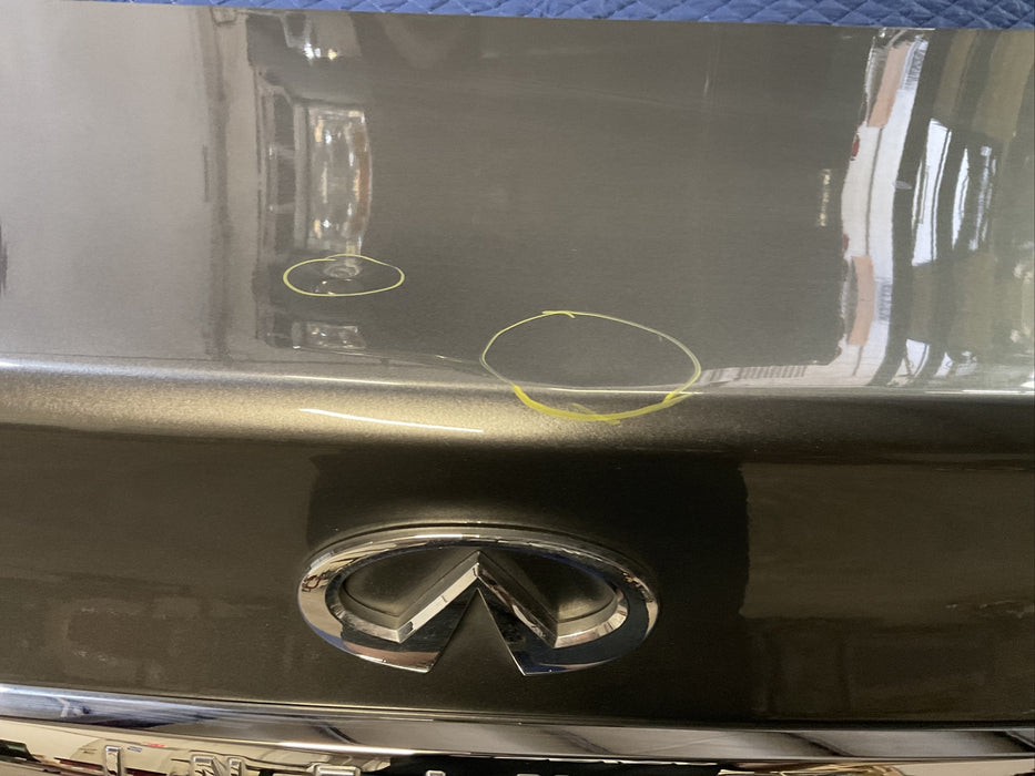 2014-2017 INFINITI Q50 RED SPORT 400 REAR TRUNK TAILGATE GREY OEM~MINOR DENTS~