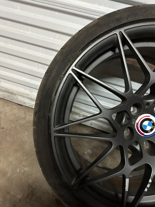 2015-2020 BMW M4 F82 WHEEL RIM TIRE 20X9 666M 8090194 ~MINOR BENT~ 8 090 194