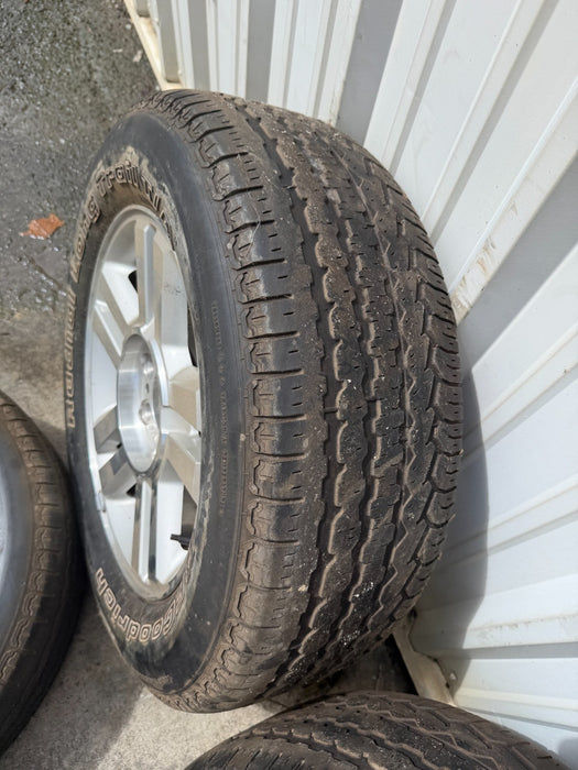 FORD F150 18X7.5 WHEELS RIMS 265/60R18 BFGOODRICH TIRES OEM
