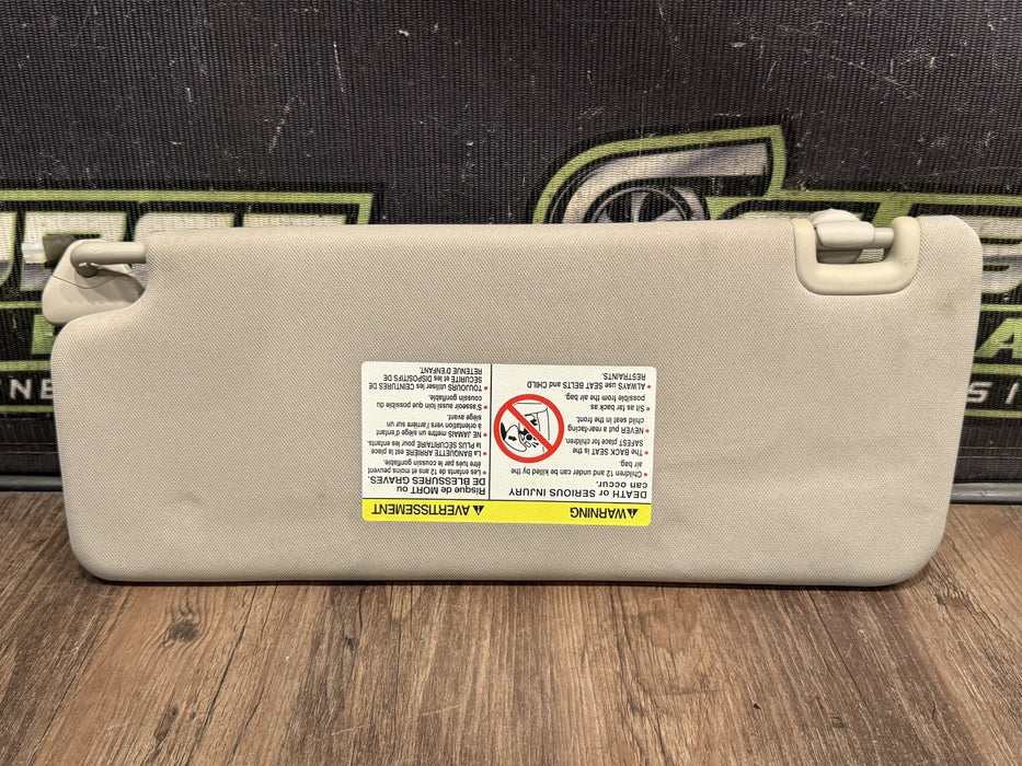 2017 NISSAN TITAN XD RESERVE FRONT LEFT RIGHT SUN VISORS OEM