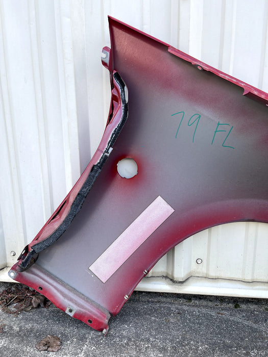 2017 NISSAN 370 NISMO FRONT DRIVER LEFT RED FENDER OEM (A54) *PAINT CHIPS* -READ