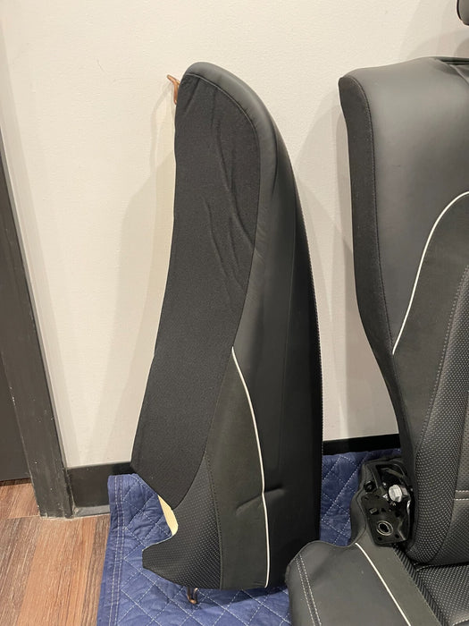 2019 MERCEDES-BENZ E63S AMG LEATHER COMPLETE REAR SEATS SET W SIDE BOLSTERS OEM