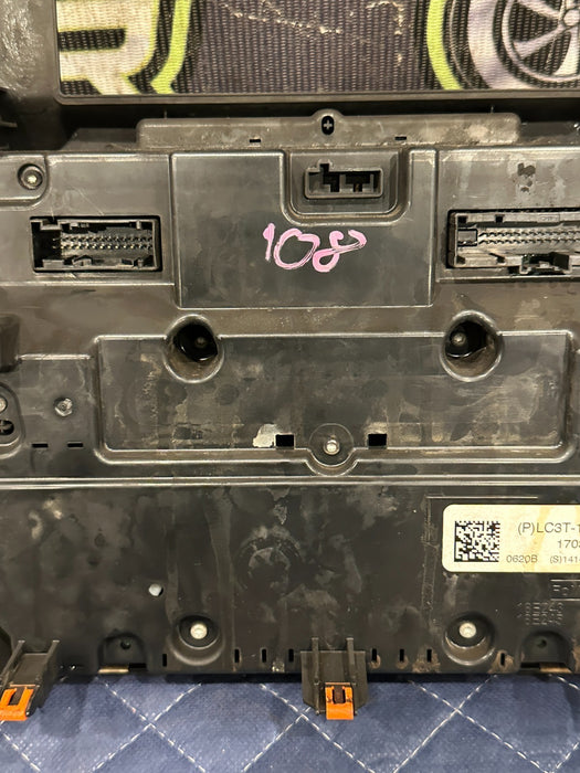 2020 FORD F250 F350 XLT DASH CENTER HVAC CLIMATE CONTROL BEZEL OEM LC3T 18E245
