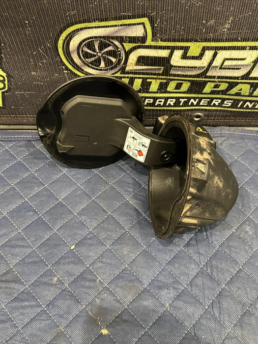 2019 FORD F150 3.5L RAPTOR BLACK FUEL GAS DOOR LID CAP OEM